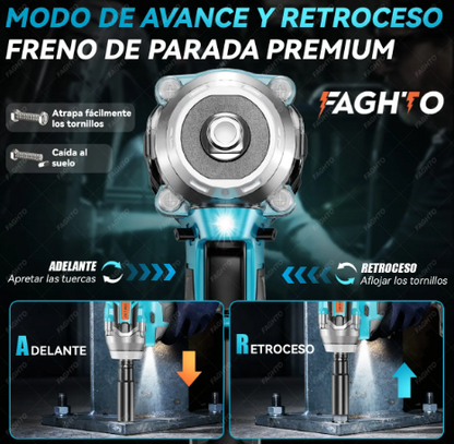Taladro Destornillador de Impacto Inalambrico