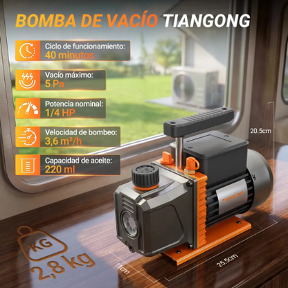 Bomba de Vacio 1/4 HP