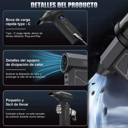 Soplador de Aire Mini de Alta Potencia